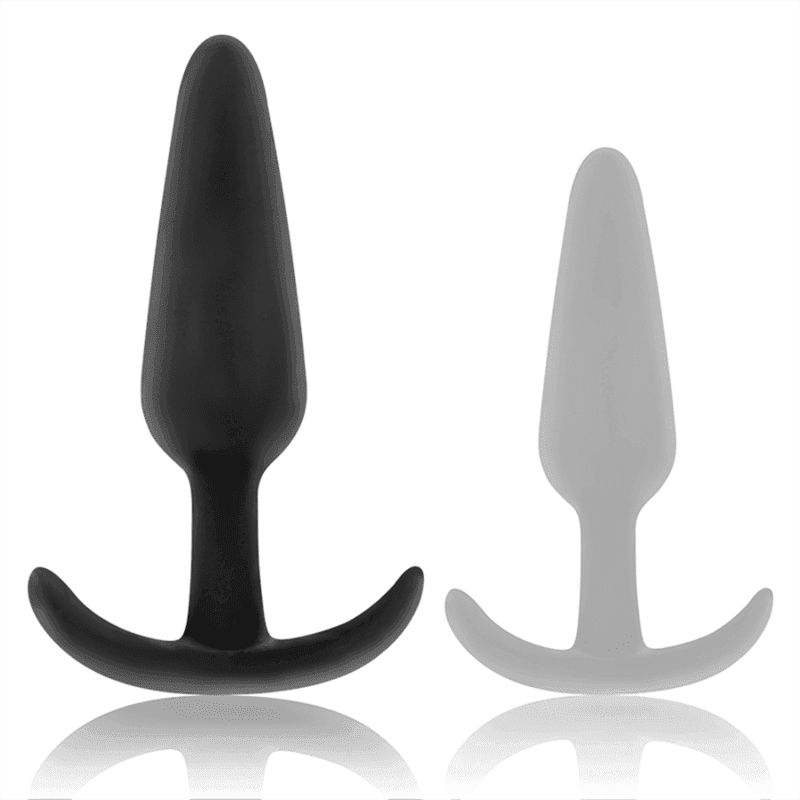 BLACK&SILVER - KAEL SILIKON ANALPLUG MIT MITTLEREM GRIFF - Vanelion Paradise