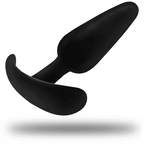 BLACK&SILVER - KAEL SILIKON ANALPLUG MIT MITTLEREM GRIFF - Vanelion Paradise