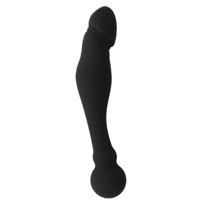 BLACK&SILVER - KARL G-PUNKT-STIMULIERENDER DILDO 18 CM - Vanelion Paradise