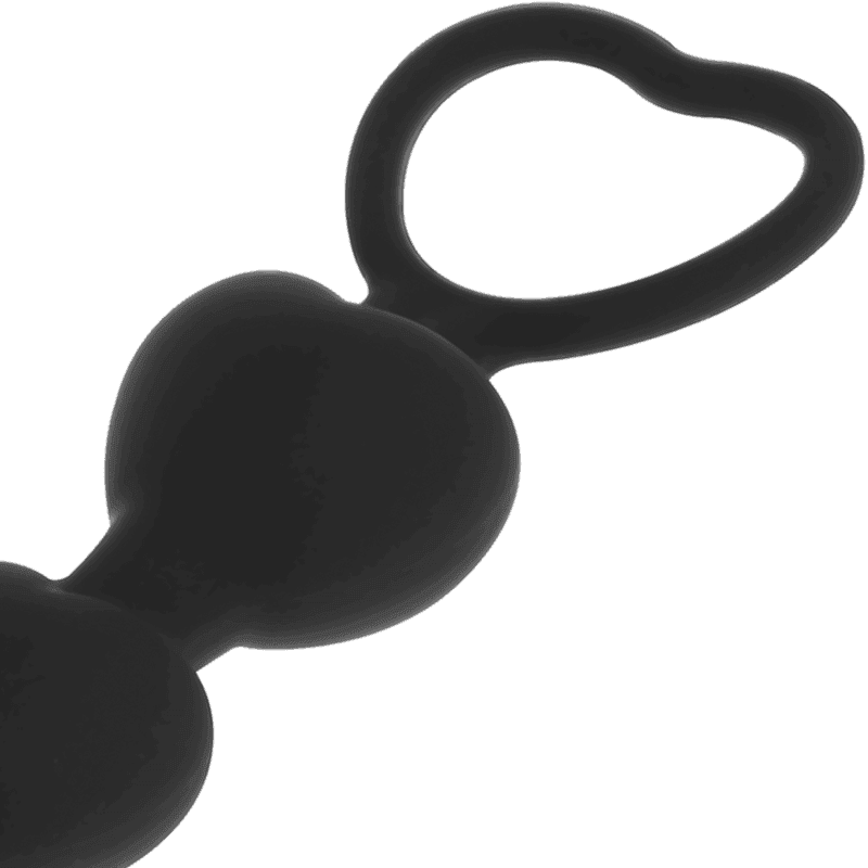 BLACK&SILVER - MILA ANAL-HERZKETTE 18 CM - Vanelion Paradise