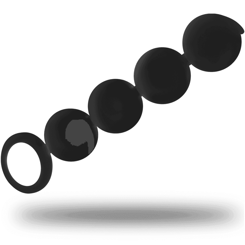 BLACK&SILVER - LENNON ANAL ROSENKRANZ 4 SILIKONKUGELN 15 CM - Vanelion Paradise