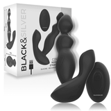 BLACK&SILVER - CORA ANAL PLUG SILIKON FERNBEDIENUNG - Vanelion Paradise