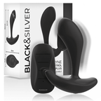 BLACK&SILVER - DWAYNE ANAL PLUG SILIKON FERNBEDIENUNG - Vanelion Paradise