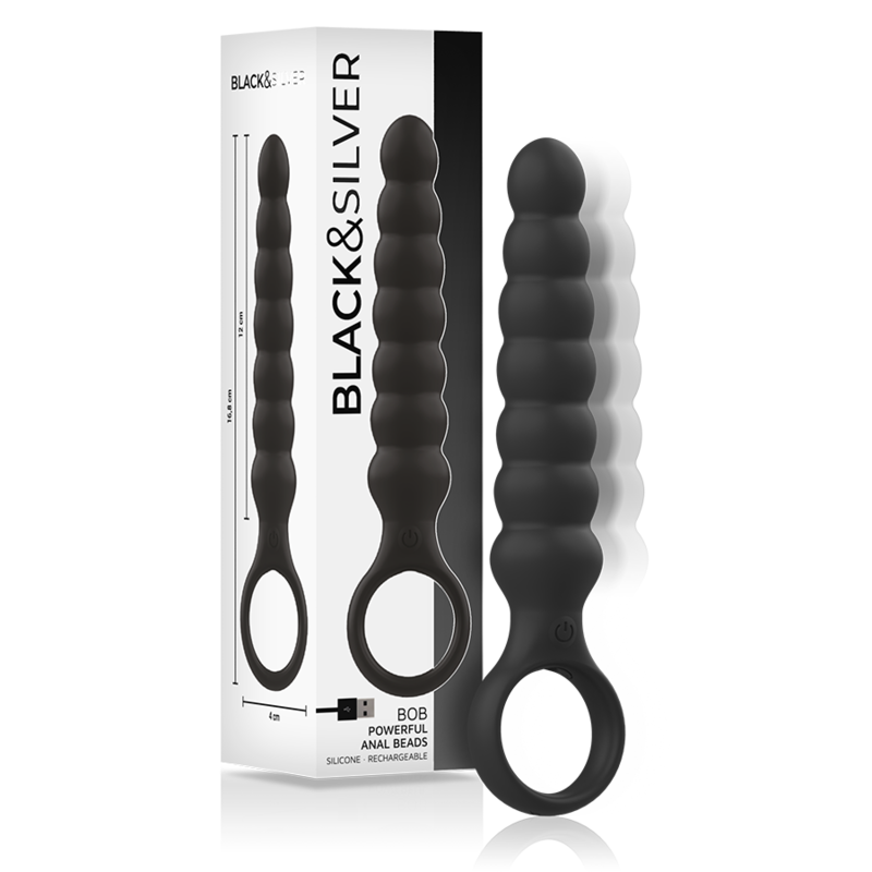 BLACK&SILVER - BOB LEISTUNGSSTARKER ANAL-DILATOR AUS SILIKON