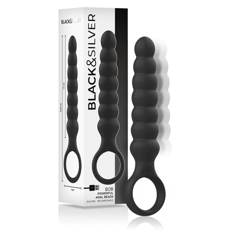 BLACK&SILVER - BOB LEISTUNGSSTARKER ANAL-DILATOR AUS SILIKON - Vanelion Paradise