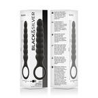 BLACK&SILVER - BOB LEISTUNGSSTARKER ANAL-DILATOR AUS SILIKON - Vanelion Paradise
