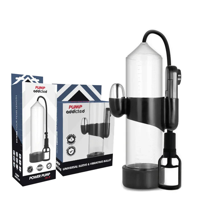 PUMP ADDICTED - TRANSPARENTER VIBRATOR RX7 - Vanelion Paradise