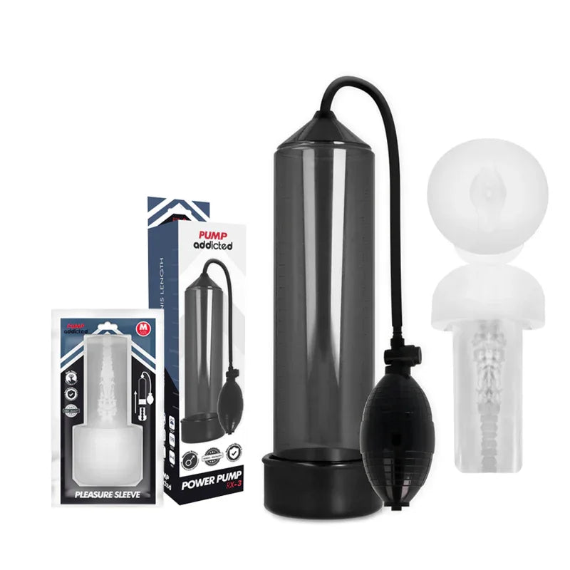 PUMP ADDICTED - RX3 SCHWARZ MIT GENUSSHÜLSE - Vanelion Paradise