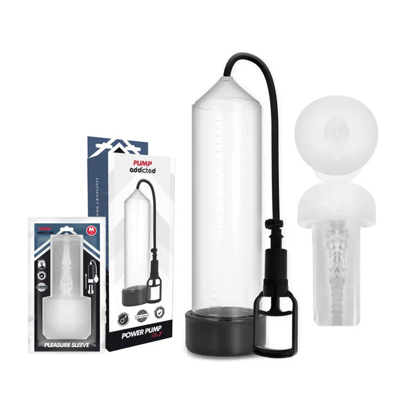 PUMP ADDICTED - RX7 TRANSPARENT MIT MASTURBATOR - Vanelion Paradise