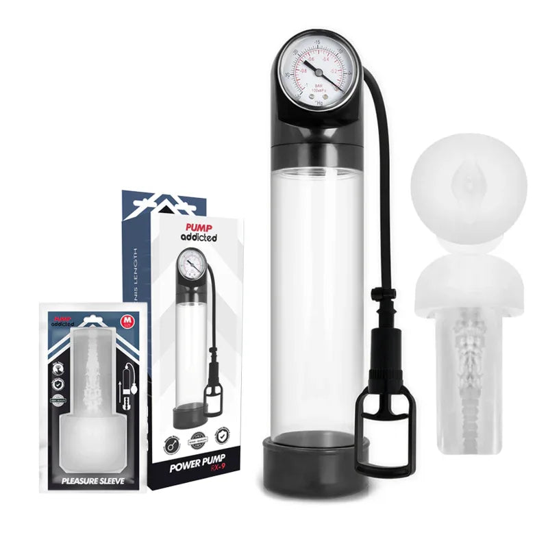 PUMP ADDICTED - RX9 TRANSPARENT MIT MASTURBATOR - Vanelion Paradise