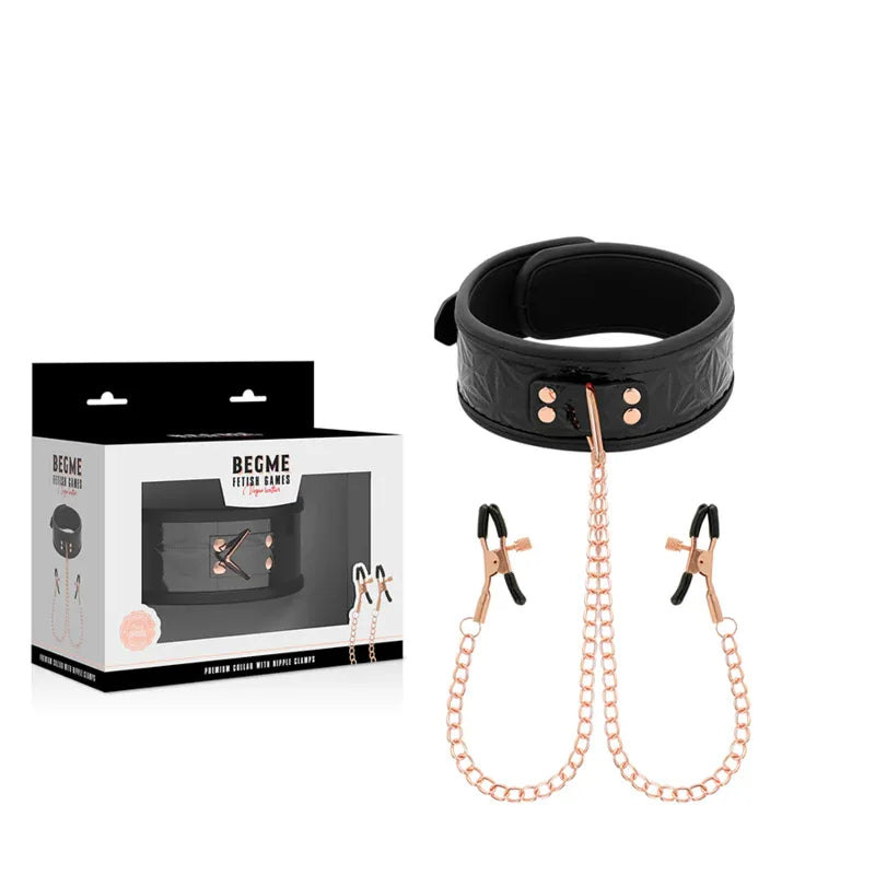 BEGME - BLACK EDITION HALSBAND MIT NIPPELKLEMMEN - Vanelion Paradise