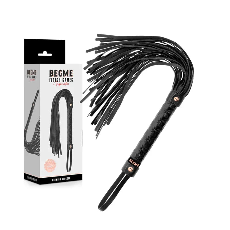BEGME - BLACK EDITION VEGANER LEDER FLOGGER - Vanelion Paradise