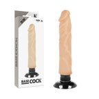 BASECOCK - REALISTISCHER VIBRATOR 2-1 NATÜRLICH 20 CM -O- 4 CM - Vanelion Paradise
