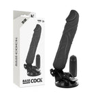 BASECOCK - REALISTISCHER VIBRATOR MIT FERNBEDIENUNG NATÜRLICHER 20 CM -O- 4 CM - Vanelion Paradise