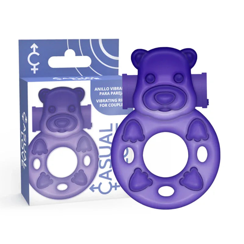 CASUAL LOVE - 26 LILAC BUNNY VIBRATOR RING - Vanelion Paradise