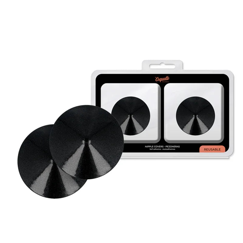 COQUETTE CHIC DESIRE - NIPPELABDECKUNG MIT SCHWARZEN KREISEN - Vanelion Paradise