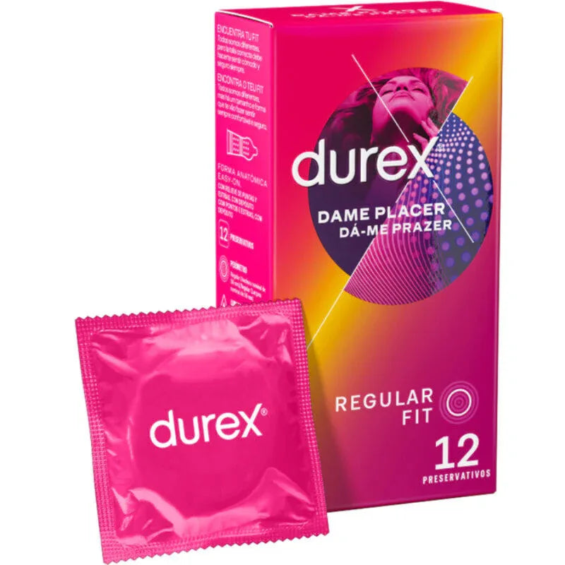 Durex Dame Placer Kondome – 12 Stück, stimulierend, Regular Fit - Vanelion Paradise