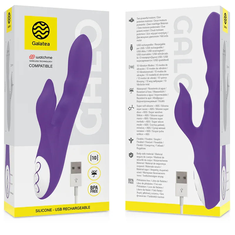 GALATEA - GALO LILAC VIBRATOR KOMPATIBEL MIT WATCHME WIRELESS TECHNOLOGY - Vanelion Paradise