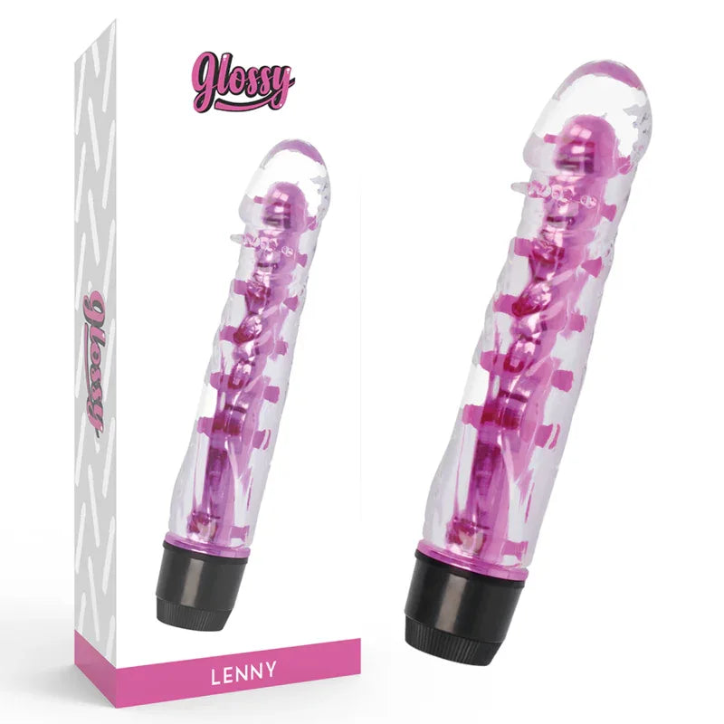 GLOSSY - LENNY VIBRATOR ROSA - Vanelion Paradise
