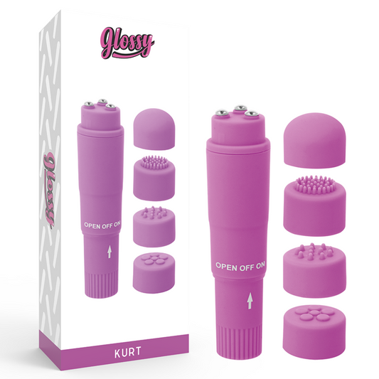 GLOSSY - KURT POCKET MASSAGER LILA