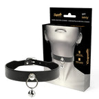 COQUETTE CHIC DESIRE - VEGANE LEDER-HALSKETTE DAMEN-ACCESSOIRE RASSEL/REIFEN - Vanelion Paradise