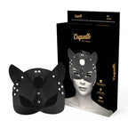 COQUETTE CHIC DESIRE - VEGANE LEDERMASKE MIT KATZENOHREN - Vanelion Paradise