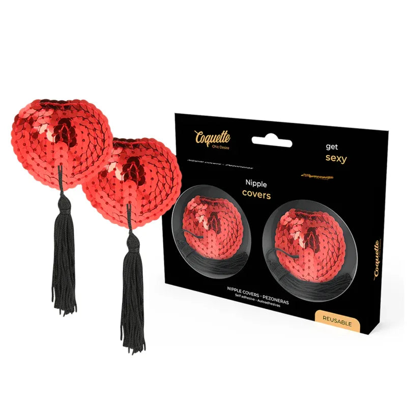 COQUETTE CHIC DESIRE - ROTE NIPPELABDECKUNG - Vanelion Paradise