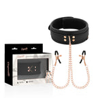 COQUETTE CHIC DESIRE - FANTASY-NIPPELKLEMMEN-HALSKETTE MIT NEOPRENFUTTER - Vanelion Paradise