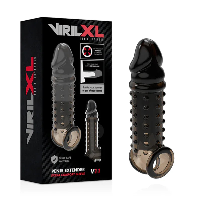 VIRILXL - PENISVERLÄNGERUNG UND HÜLLE V11 SCHWARZ - Vanelion Paradise