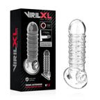 VIRILXL - PENISVERLÄNGERUNG UND HÜLLE V15 TRANSPARENT - Vanelion Paradise