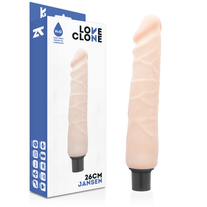 LOVECLONE - JANSEN SELBSTSCHMIERENDER VIBRATOR 26 CM -O- 4.2 CM