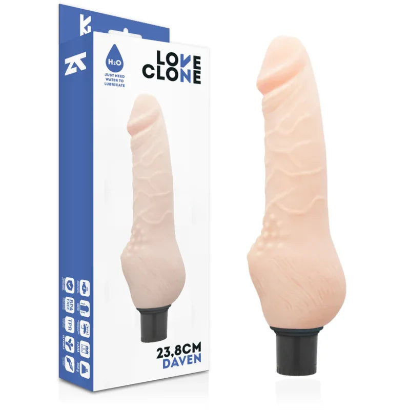 LOVECLONE - DAVEN SELBSTSCHMIERUNG REALISTISCH 23.8 CM -O- 3.8 CM - Vanelion Paradise