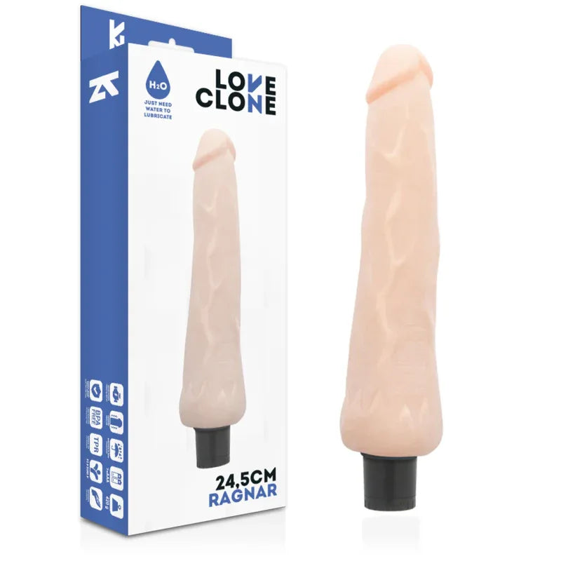 LOVECLONE - RAGNAR SELBSTSCHMIERENDER VIBRATOR 24.5 CM -O- 3.5 CM - Vanelion Paradise