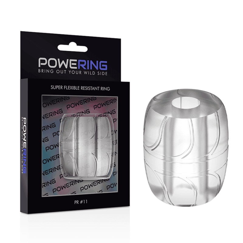POWERING - SUPER FLEXIBLER UND WIDERSTANDSFÄHIGER PENISRING 5 CM PR11 KLAR - Vanelion Paradise