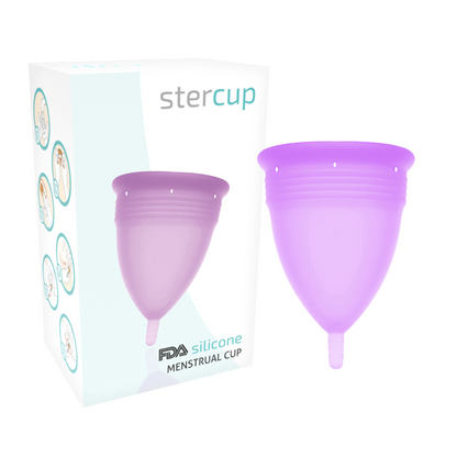 STERCUP - FDA SILIKON-MENSTRUALCUP FLIEDER - GRÖSSE L