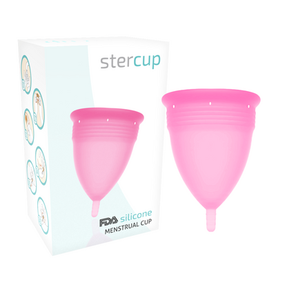 STERCUP - FDA SILIKON-MENSTRUALCUP ROSA - GRÖSSE L