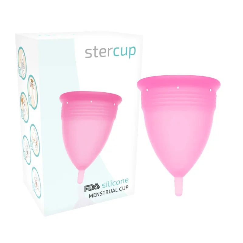 STERCUP - FDA SILIKON-MENSTRUALCUP ROSA - GRÖSSE L - Vanelion Paradise