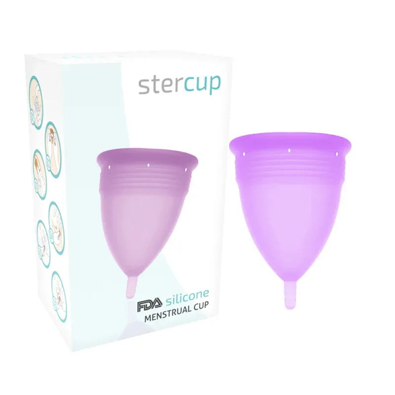 STERCUP - FDA SILIKON-MENSTRUALCUP FLIEDER - GRÖSSE S - Vanelion Paradise