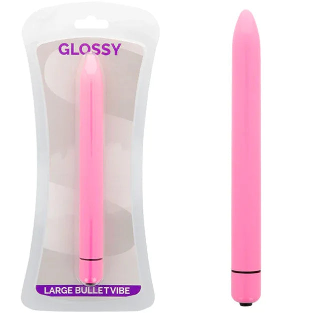 GLOSSY - SCHLANKER VIBRATOR DEEP ROSE - Vanelion Paradise