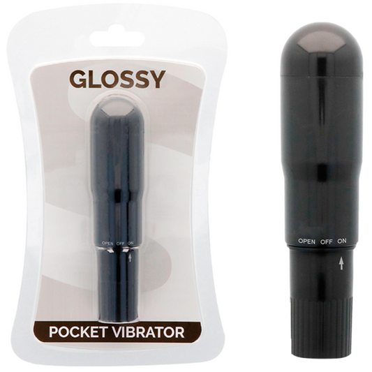 GLOSSY - TASCHENVIBRATOR SCHWARZ