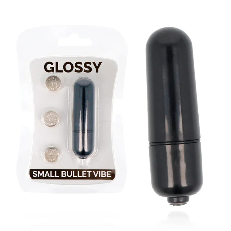 GLOSSY - KLEINE BULLET VIBE SCHWARZ - Vanelion Paradise