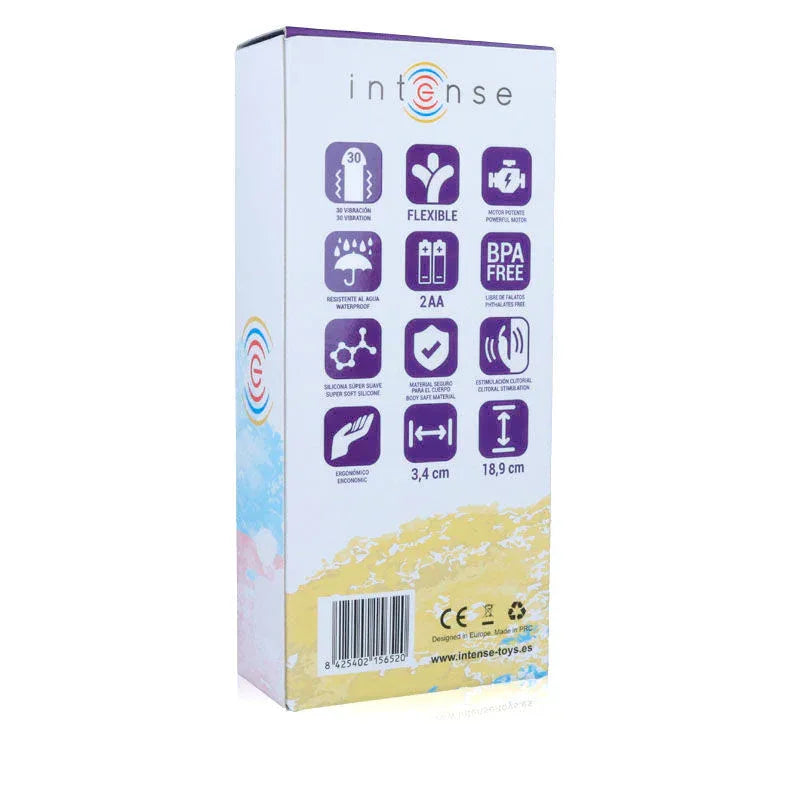 INTENSE Hilari – Lila Rabbit Vibrator aus Silikon, 2 Motoren, 30 Modi - Vanelion Paradise