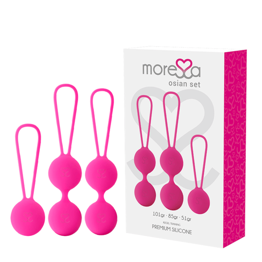 MORESSA - OSIAN SET PREMIUM SILIKON ROSA (Osian One - 51 g | Osian Two - 101 g | Osian Three 85 g)