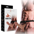 INTENSE - HOHLGESCHIRR MIT SILIKON-DILDO 16 X 3,5 CM - Vanelion Paradise