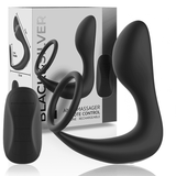 BLACK&SILVER - ANALMASSAGER MIT FERNBEDIENUNG, WIEDERAUFLADBARES SILIKON SCHWARZ - Vanelion Paradise