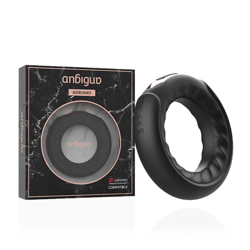 ANBIGUO - VIBRATIONSRING ADRIANO, KOMPATIBEL MIT DER WIRELESS-TECHNOLOGIE VON WATCHME - Vanelion Paradise