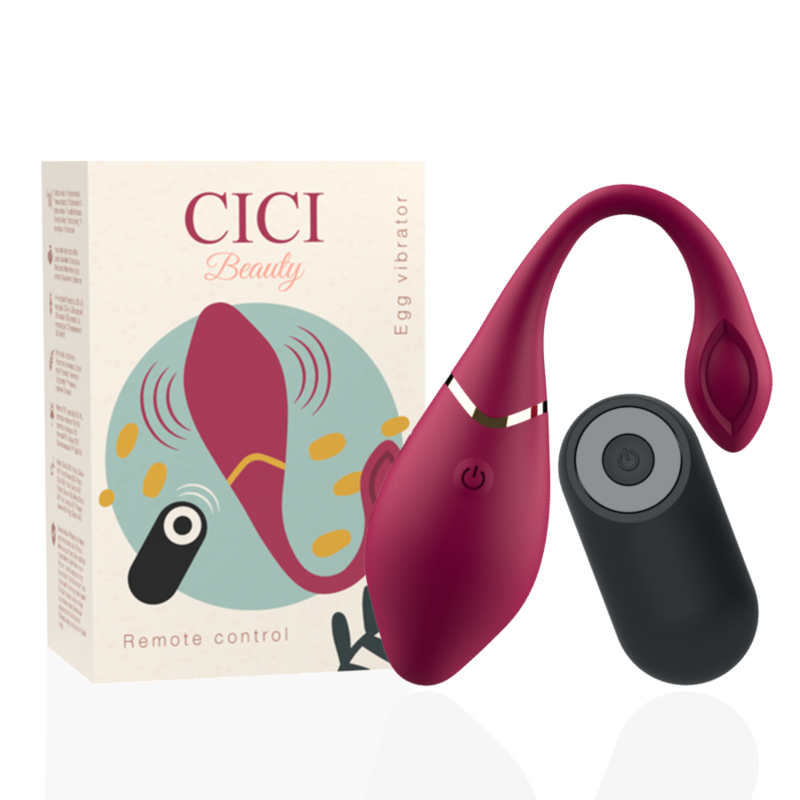 CICI BEAUTY - PREMIUM SILIKON EI VIBRATOR FERNBEDIENUNG