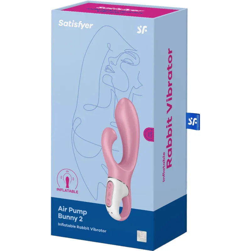SATISFYER - LUFTPUMPE BUNNY 2 ROSA - Vanelion Paradise