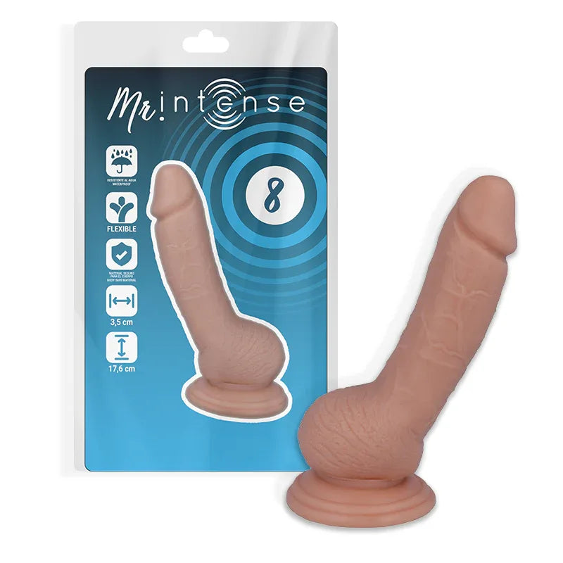 MR INTENSE - 8 REALISTIC PENIS 17.6 CM -O- 3.5 CM - Vanelion Paradise