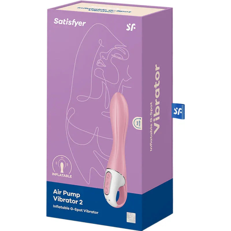 SATISFYER - LUFTPUMPE VIBRATOR 2 ROSA - Vanelion Paradise
